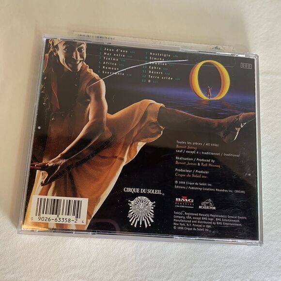 O Bellagio Cirque Du Soleil 1998 Benoit Jutras NEW - Picture 2 of 2